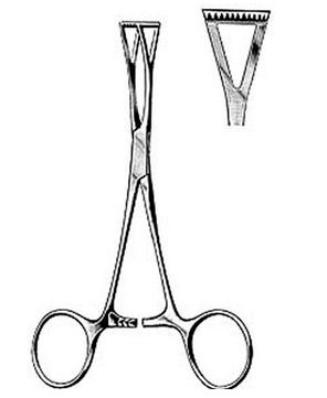 Kleszcze chirurgiczne i zabiegowe GAMA s. c. - dystrybutor importer Kleszczyki Collin trójkątne