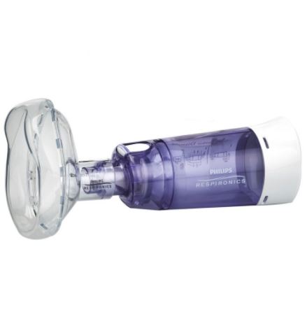 Komory inhalacyjne do leków wziewnych Philips Respironics Optichamber Diamond Mask
