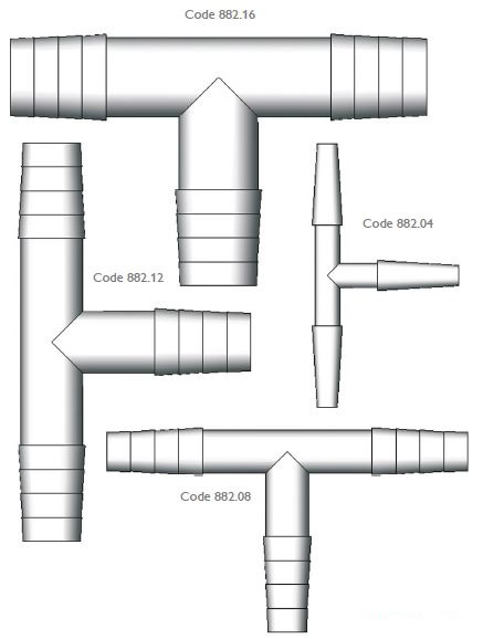 Łączniki do cewników weterynaryjnych VYGON 882