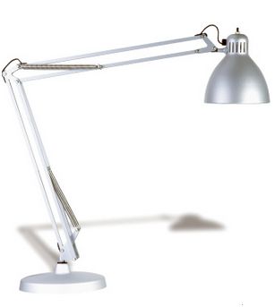 Lampy do pomieszczeń szpitalnych Luxo Task Light Luxo L-1 aluminiowa szara biurowa