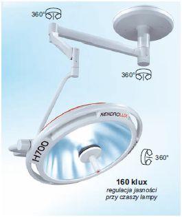 Lampy operacyjne pojedyncze Kendromed KENDROLUX H700