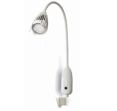 Lampy zabiegowe pojedyncze GIMA Luxiflex LED diodowa gęsia szyja ścienna