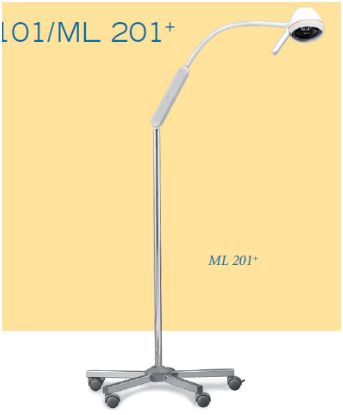 Lampy zabiegowe pojedyncze KLS Martin ML 201+ wersja na szynę