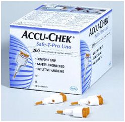 Lancety do nakłuwaczy Roche Accu-Chek Safe-T-Pro Uno