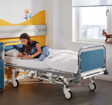 Łóżka dziecięce szpitalne - pediatryczne Stiegelmeyer Deka junior