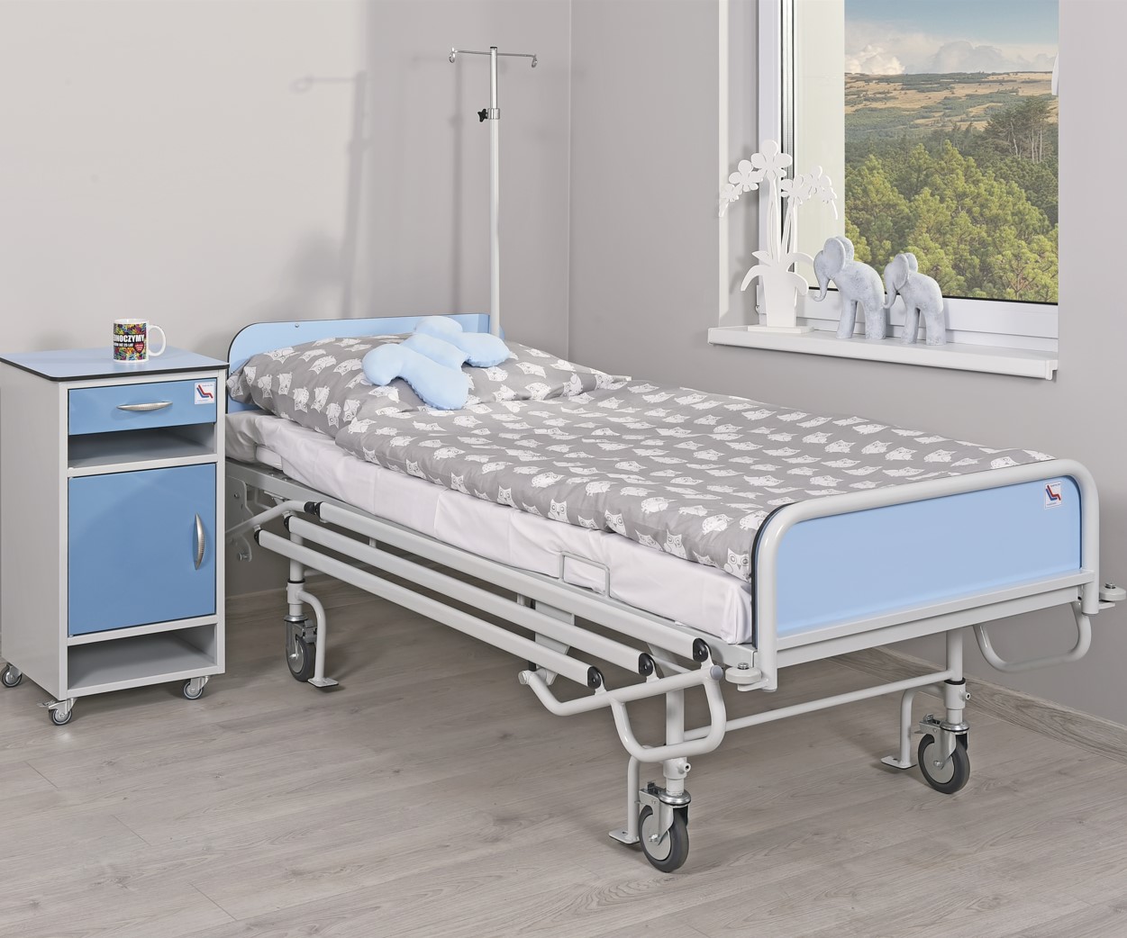 Łóżka rehabilitacyjne ortopedyczne (szpitalne) Metalowiec sp. z o.o. A4/a