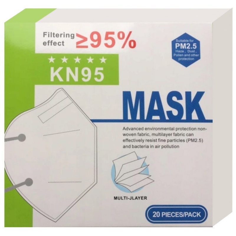 Maski ochronno-filtrujące B/D KN95/FFP2