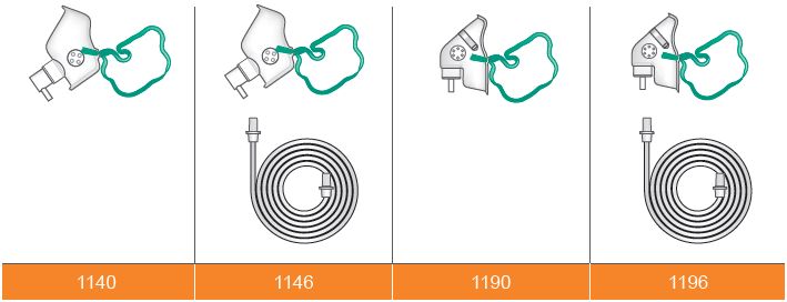 Maski tlenowe INTERSURGICAL Maski do średnich stężeń tlenu pediatryczne