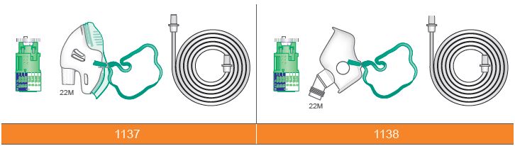 Maski tlenowe INTERSURGICAL Silenta