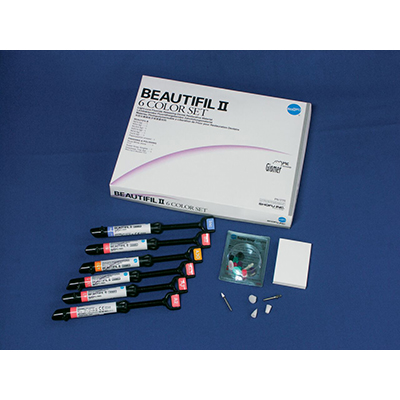Materiały do wypełnień stomatologicznych Shofu BEAUTIFIL II 6 Color Set