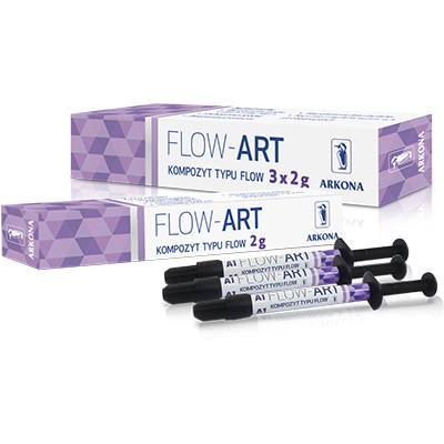 Materiały do wypełnień stomatologicznych Arkona Flow Art