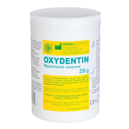 Materiały do wypełnień stomatologicznych Chema-Elektromet Oxydentin