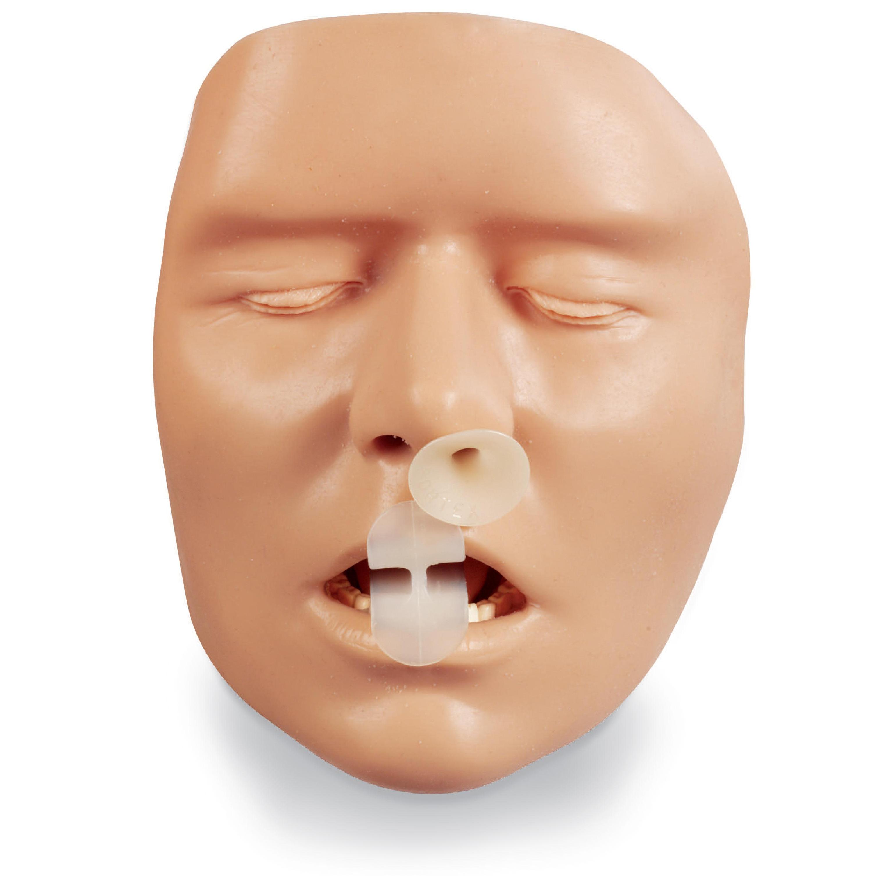 Modele zabiegowe Nasco Model maski twarzowej do demonstracji intubacji BLS