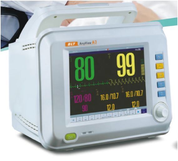 Monitory do pomiarów hemodynamicznych serca i krwi BLT AnyView A3