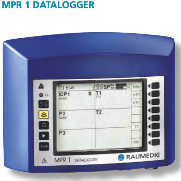 Monitory do pomiaru ciśnienia wewnątrzczaszkowego - Monitory ICP Raumedic AG DATALOGGER