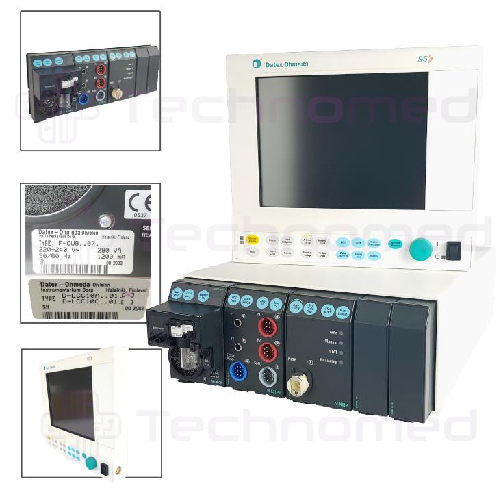Monitory medyczne używane B/D Technomed używane (GE Datex Ohmeda S/5)