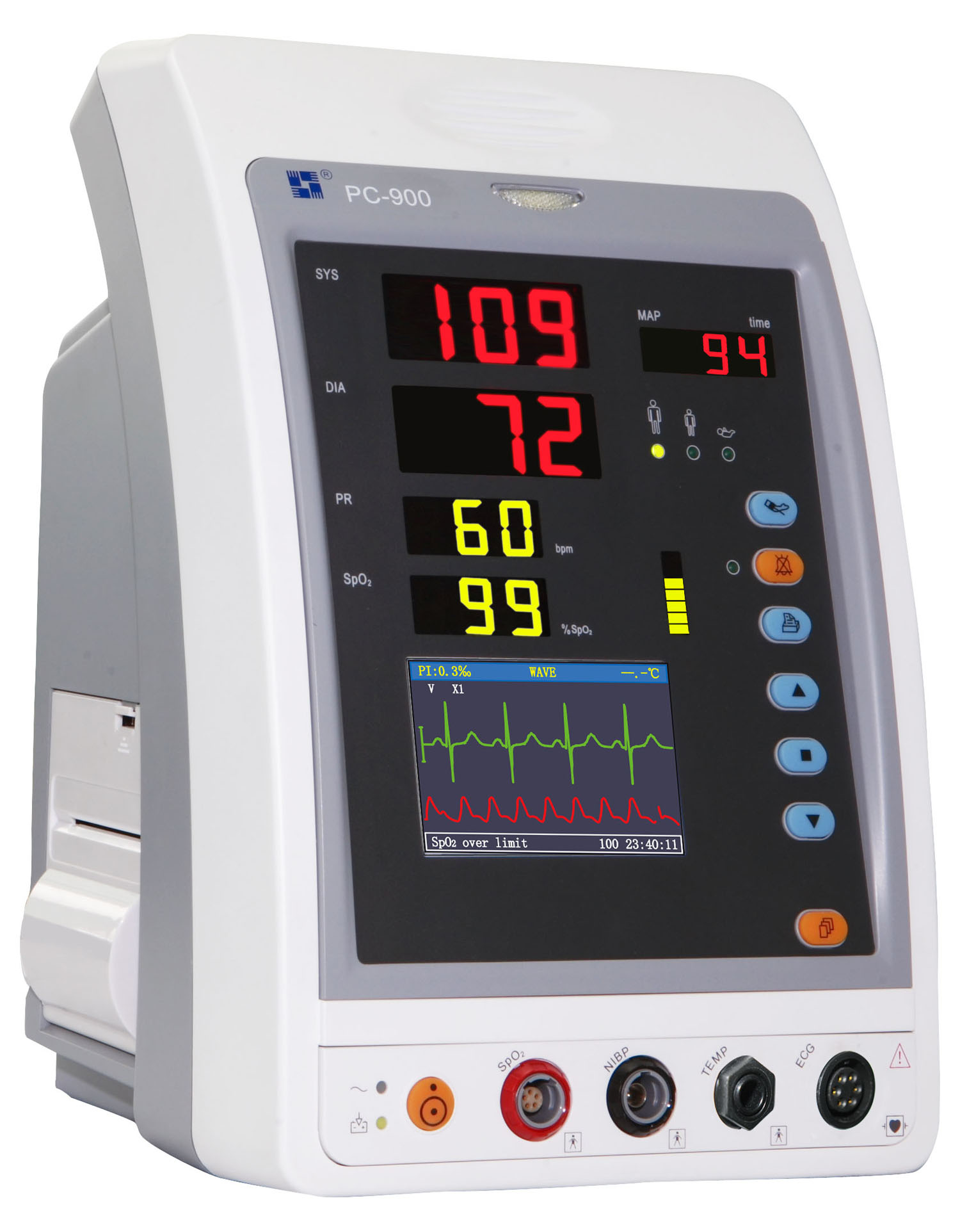 Monitory podstawowych funkcji życiowych Creative Medical PC-900
