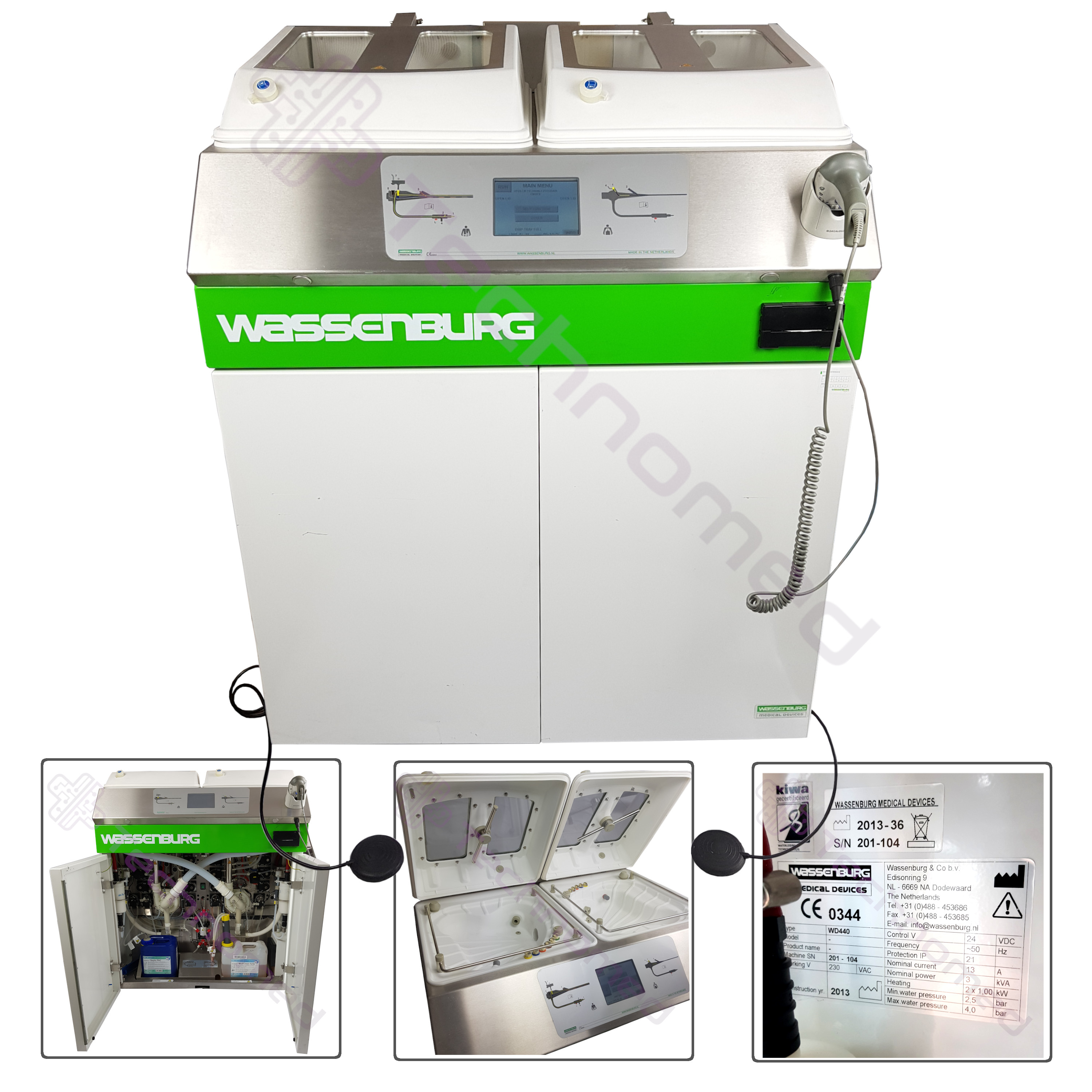 Myjnie do endoskopów używane WASSENBURG WD440 - Technomed używane