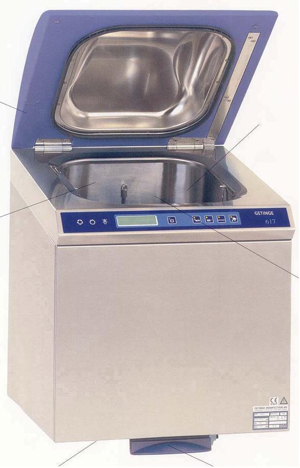 Myjnie do kaczek i basenów Getinge 600-seria