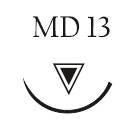 Nici chirurgiczne z igłą okrągłą Vigilenz Brilon B54MD130