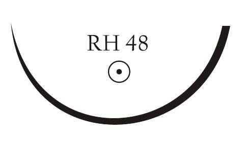 Nici chirurgiczne z igłą okrągłą Vigilenz Ecosorb E19RH480