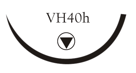 Nici chirurgiczne z igłą okrągłą Vigilenz Ecosorb E19VH40h
