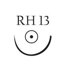 Nici chirurgiczne z igłą okrągłą Vigilenz Ecosorb E64RH13W niebarwiona