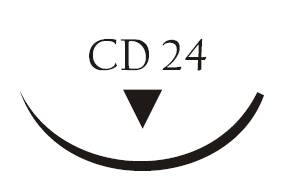 Nici chirurgiczne z igłą okrągłą Vigilenz Esteron T07CD240