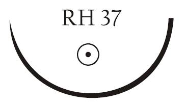 Nici chirurgiczne z igłą okrągłą Vigilenz Esteron T17RH370