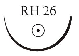 Nici chirurgiczne z igłą okrągłą Vigilenz Linen L07RH260