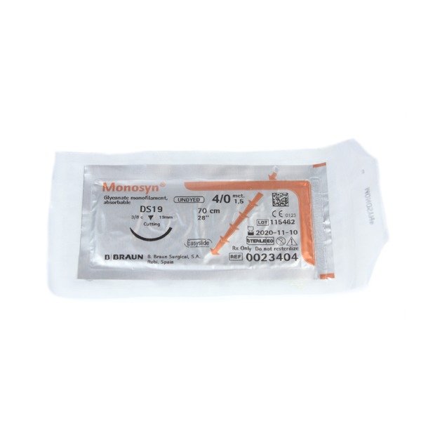 Nici chirurgiczne z igłą okrągłą B.Braun Monosyn