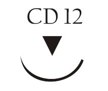 Nici chirurgiczne z igłą okrągłą Vigilenz Silk S44CD120