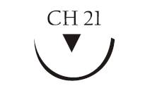 Nici chirurgiczne z igłą okrągłą Vigilenz Silk S44CH210