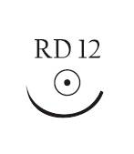 Nici chirurgiczne z igłą okrągłą Vigilenz Silk S54RD120