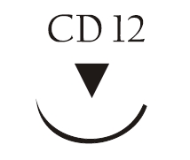 Nici chirurgiczne z igłą okrągłą Vigilenz Silk S64CD120