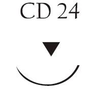 Nici chirurgiczne z igłą okrągłą Vigilenz Tylon N27CD240