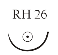 Nici chirurgiczne z igłą okrągłą Vigilenz Tylon N27RH260