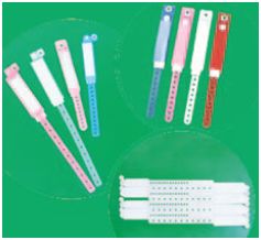 Opaski do identyfikacji pacjentów Changzhou Huankang HK-G01 - noworodki kolor niebieski