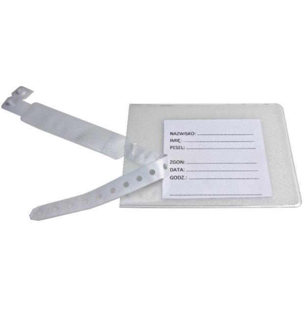 Opaski do identyfikacji zmarłych B/D  SIN-AKC-OPAZMA-02609
