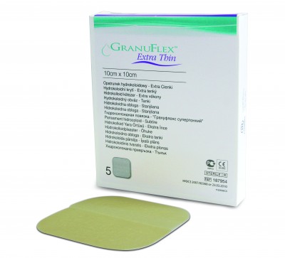 Opatrunki hydrokoloidowe ConvaTec Granuflex Extra Thin