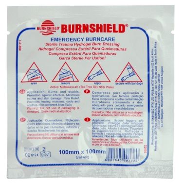Opatrunki hydrożelowe - kompresy Burnshield 901111