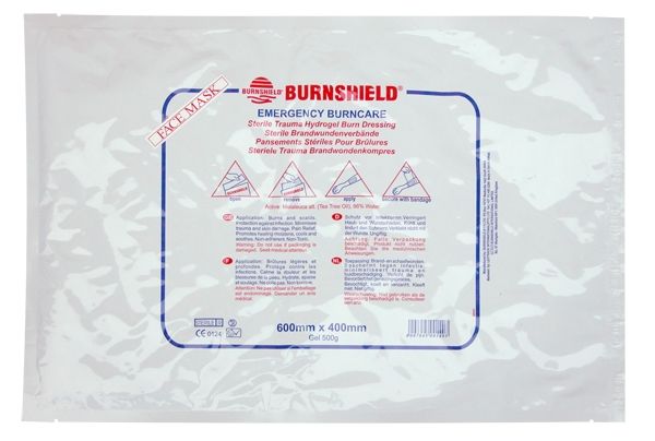 Opatrunki hydrożelowe - kompresy Burnshield 901136
