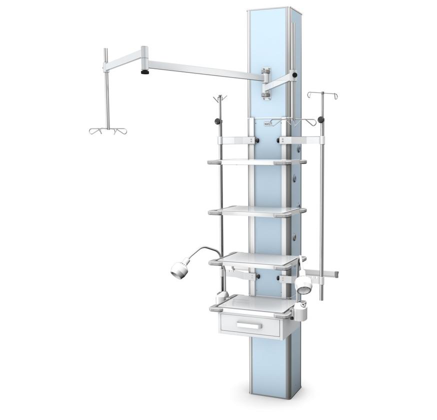 Panele nadłóżkowe TECH-MED Sp. z o.o. ISA 9000 sufit-podłoga