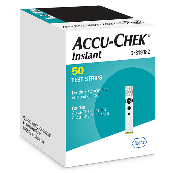 Paski do pomiaru glukozy we krwi Roche Accu-Chek Instant