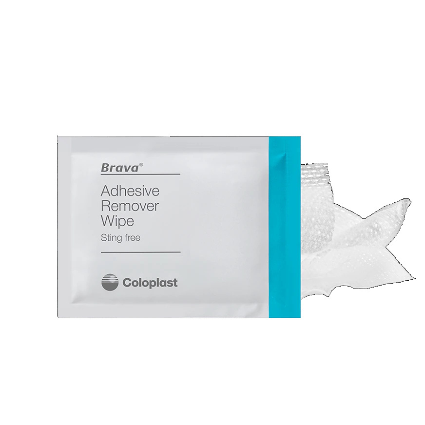 Pasty i środki pielęgnacyjne wokół stomii COLOPLAST Adhesive Remover Wipe