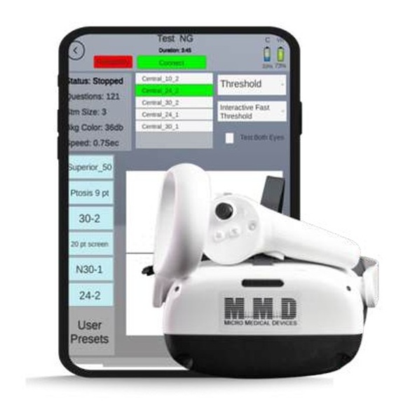 Perymetry komputerowe - polomierze MMD Micro Medical Devices VF2000 MAX