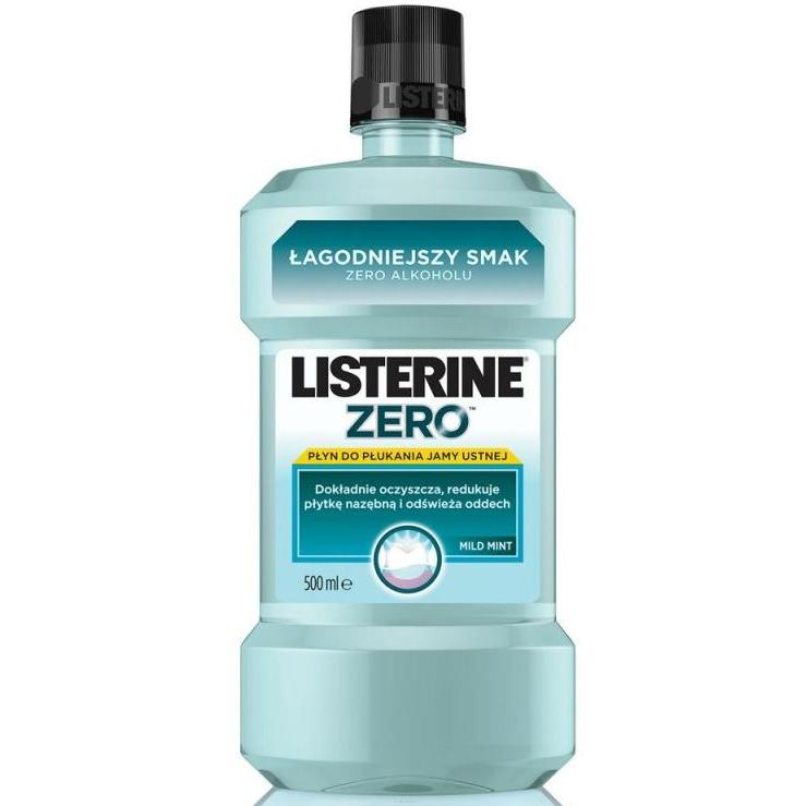 Płyny do płukania jamy ustnej J&J Listerine Zero