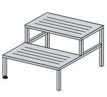 Podesty szpitalne - medyczne (stopnie do badań) TRIBO SK 8312/01