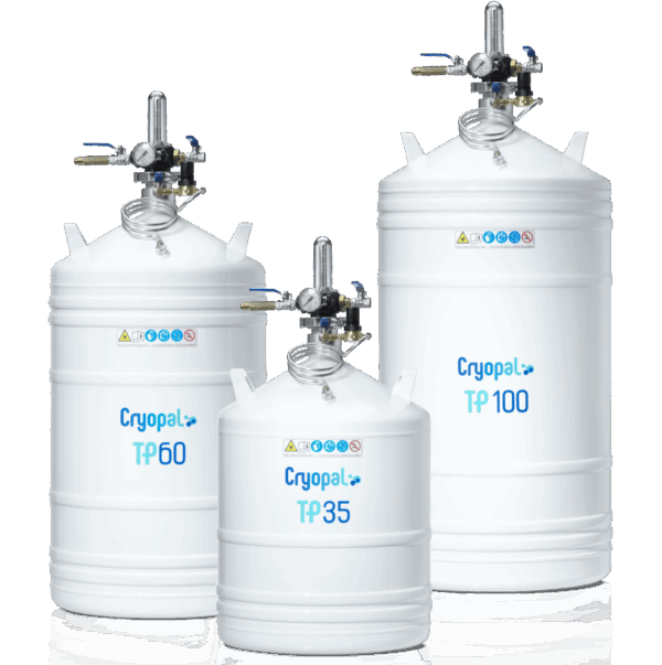 Pojemniki na ciekły azot, dewary Cryopal TP