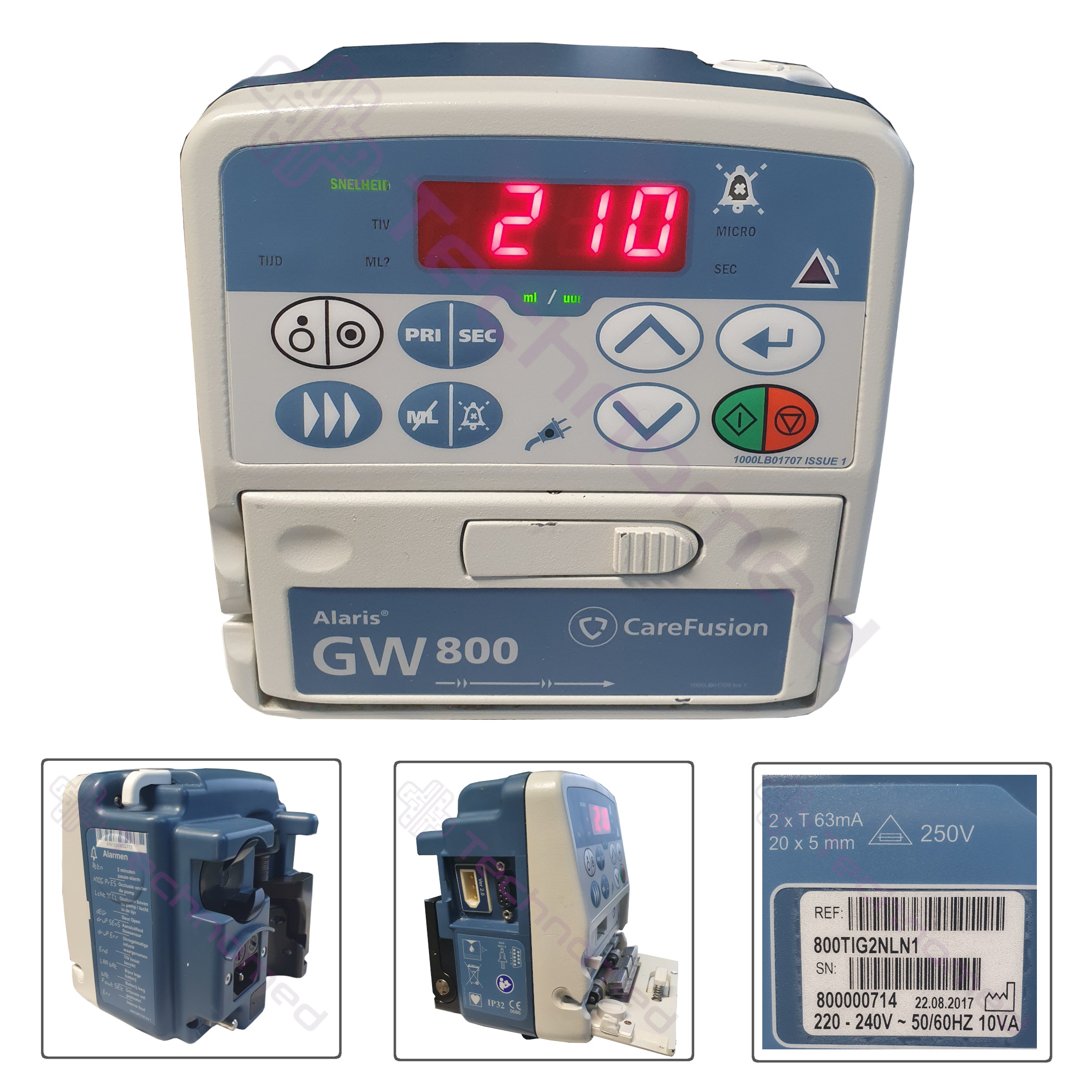 Pompy infuzyjne objętościowe używane Alaris GW 800 - Technomed rekondycjonowane